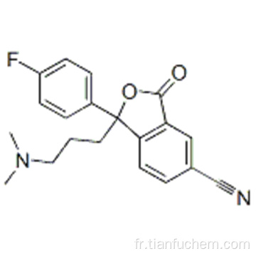 5-isobenzofurancarbonitrile, 1- [3- (diméthylamino) propyl] -1- (4-fluorophényl) -1,3-dihydro-3-oxo-CAS 372941-54-3